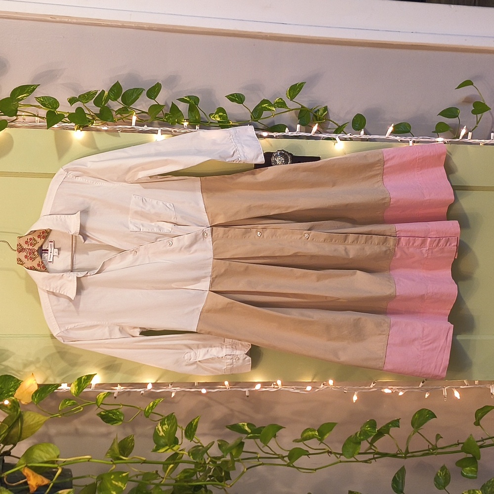 Women's Tommy Hilfiger Neapolitan Collar Button Up Dress 4